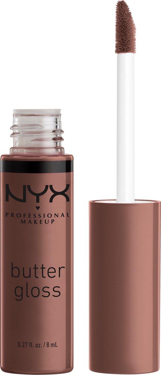 Nyx Professional Makeup Butter Lip Gloss - Ginger Snap - Glanzende Lipgloss - Bruin