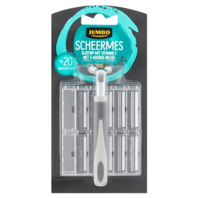 Jumbo scheermesjes - 20 stuks