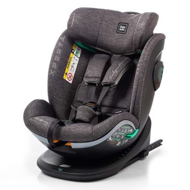 Babyauto Xperta i-Size Autostoel - 360° met Isofix - 40 tot 150cm - 0 tot 36kg - Tot 12 jaar - Kleur Grijs