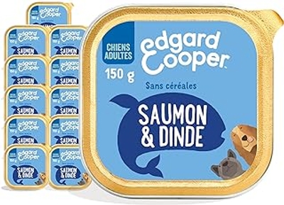 Edgard & Cooper zalm en kalkoen, 11 x 150 gram - natvoer honden