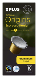 Plus origins espresso kenia - 10 koffiecups