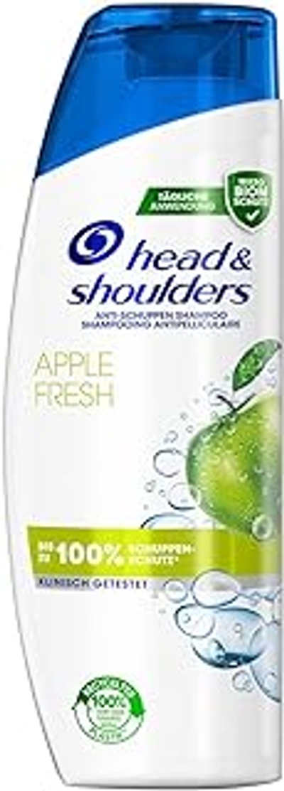 Head & Shoulders Apple Fresh Anti-roos shampoo, tot 100% bescherming tegen roos, 300 ml