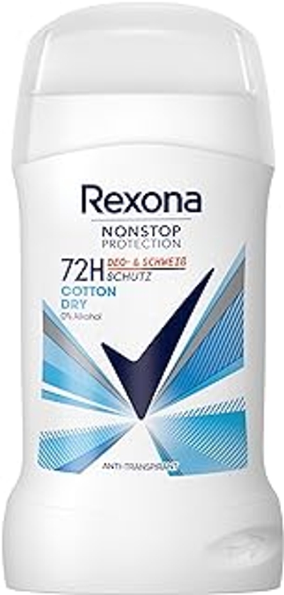 Rexona Nonstop Protection Deostick Anti-transpirant Cotton Dry 50 ml