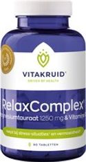 Vitakruid - RelaxComplex 1250 mg magnesiumtauraat & D3 - 90 Tabletten