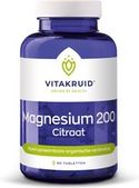 Vitakruid - Magnesium 200 citraat - 90 Tabletten