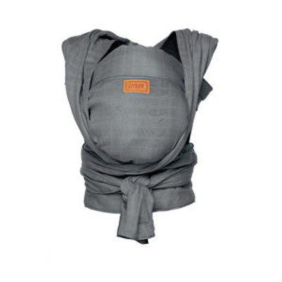 ByKay newborn halfbuckle draagdoek mouse grey