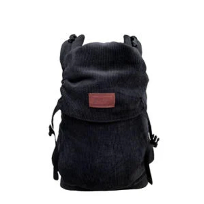ByKay Click Carrier Classic draagzak Ribbed Velvet Smoky Black