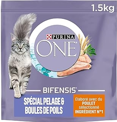 PURINA ONE Bifensis droogvoer met kip en volle granen, 6 x 1,5 kilo - kattenbrokken