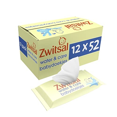 Zwitsal Water & Care billendoekjes - 624 stuks