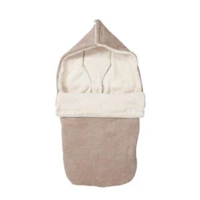 Koeka Vik gevoerde buggy voetenzak teddy taupe