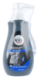 Veet Men Total Pro Ontharingscreme Pomp Gevoelige Huid 400 ml