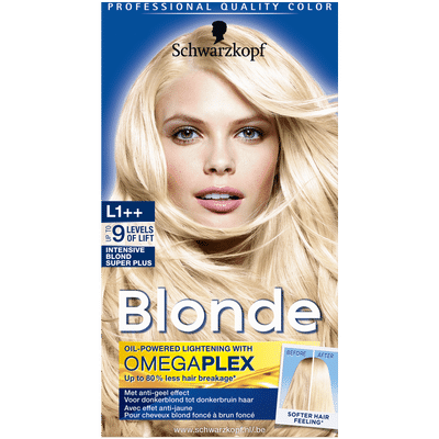 Schwarzkopf Blonde Omega Plex Intensive Blond Super Plus L1++ Haarkleuring