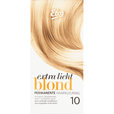 Etos Permanente Haarkleuring 10 Extra Licht Blond 120 ML