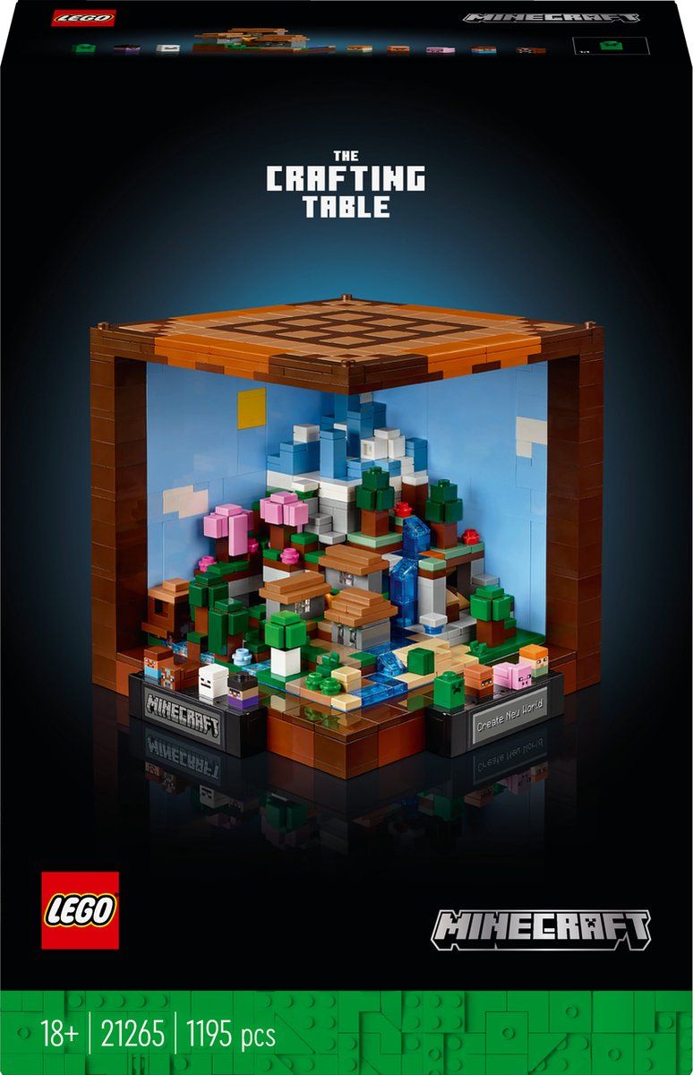 LEGO Minecraft De werkbank voor volwassenen 21265 Minecraft