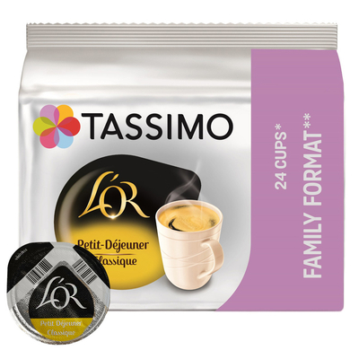 L'OR Petit Déjeuner Classique voor Tassimo - 24 koffiecups