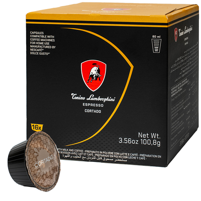 Tonino Lamborghini Cortado voor Dolce Gusto - 16 koffiecups