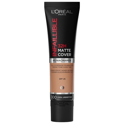 L?Oréal Paris Infaillible 32H Matte Cover Foundation 30 ml 300 Cool Undertone