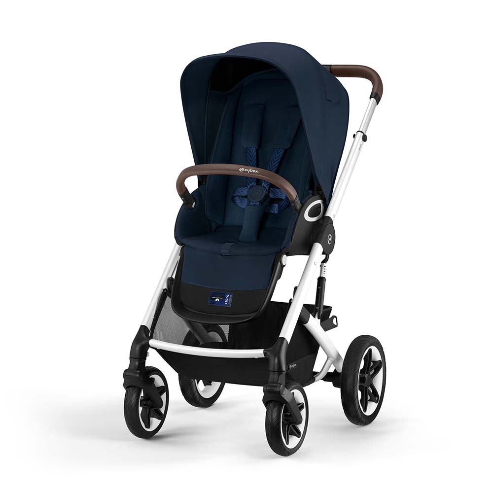 Cybex Talos S Lux Kinderwagen - Silver - Ocean Blue / Navy Blue