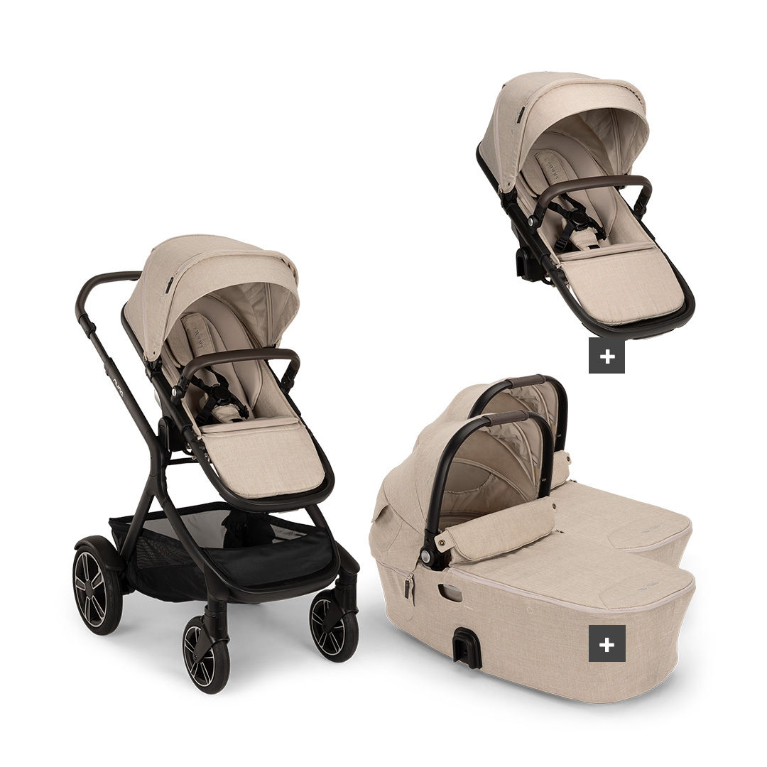 Nuna Demi Next Twin Kinderwagen - Biscotti