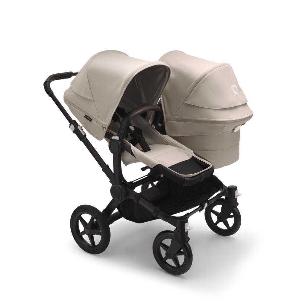 Bugaboo Donkey5 Duo Kinderwagen - Black/Desert Taupe - Desert Taupe