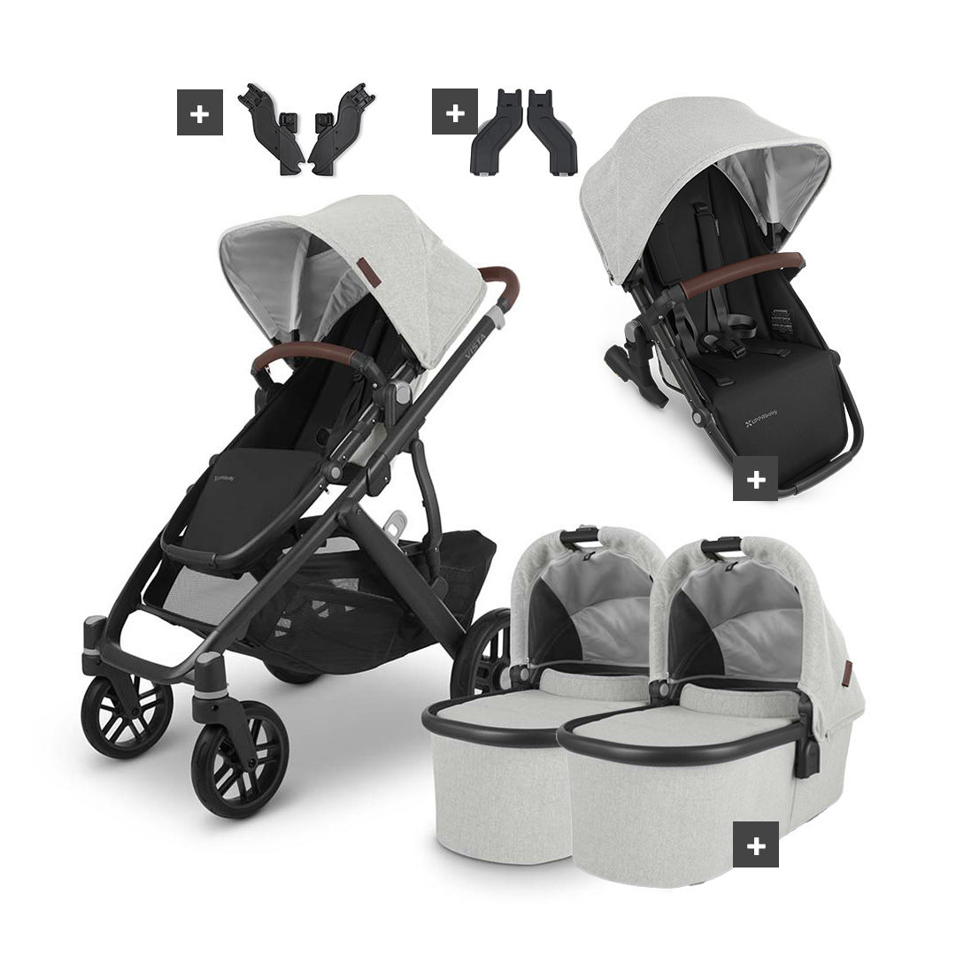 UPPAbaby Vista V2 Twin Kinderwagen - Anthony