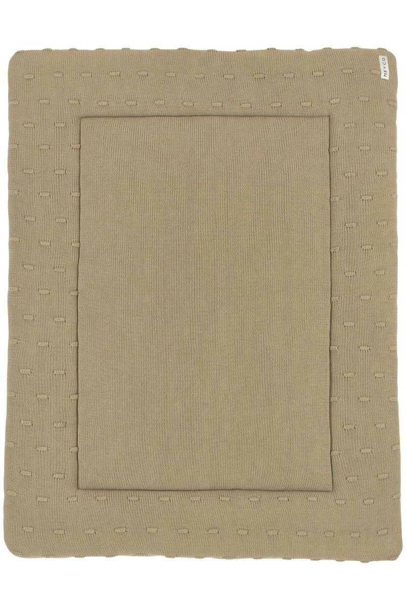 Meyco Knots Boxkleed Taupe 77 x 97 cm