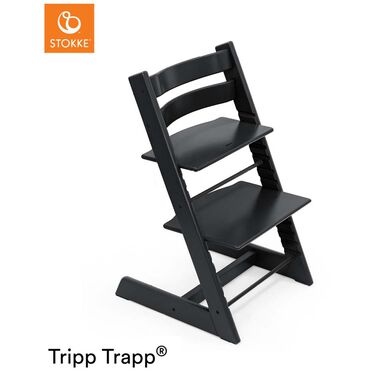 Stokke® Tripp Trapp® Zwart Kinderstoel