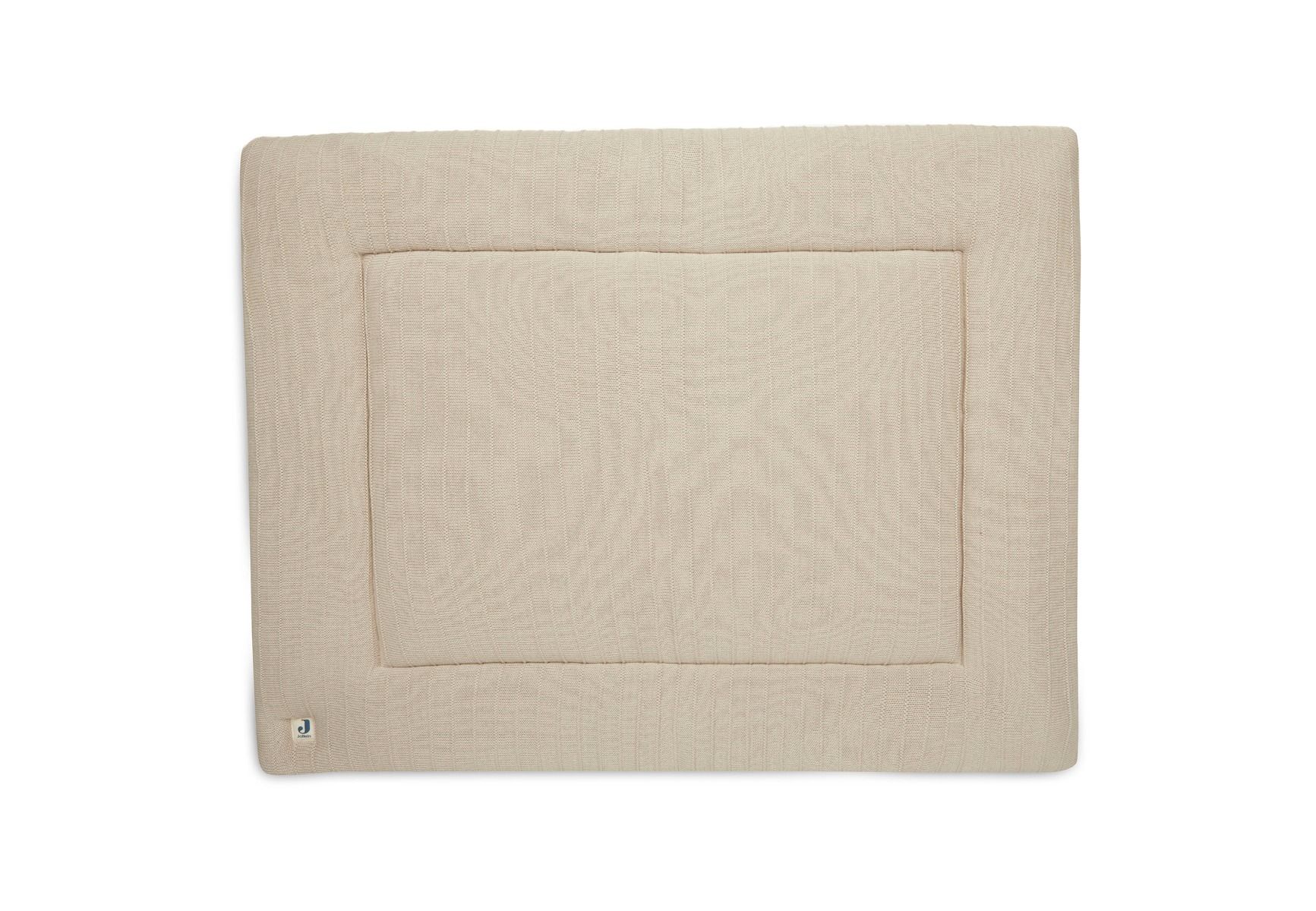 Jollein reversible boxkleed 75x95cm Pure Knit Nougat