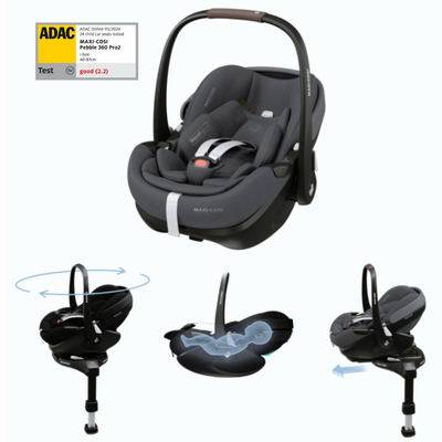 Maxi-Cosi Pebble 360 Pro 2 Autostoeltje - Twillic Graphite