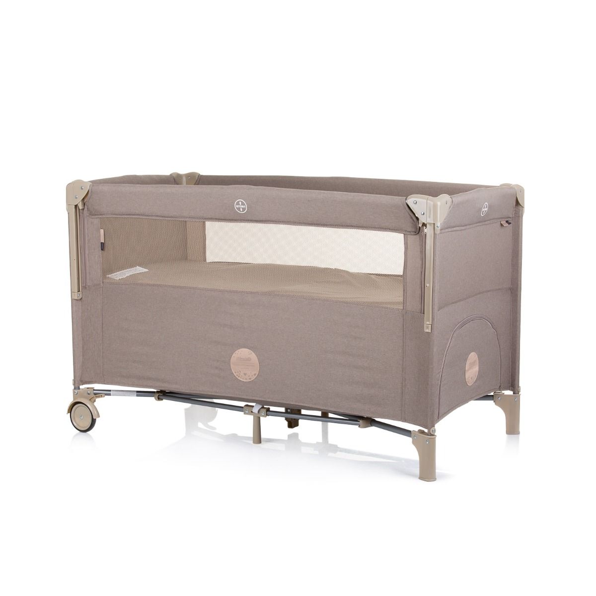 Campingbed Chipolino Relax Linen Macadamia