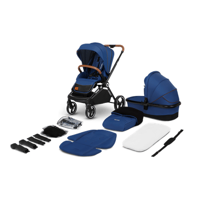 Lionelo Mika 2in1 - kinderwagen - De stoel kan zowel naar voor als naar achter gemonteeerd worden - Waterdichte dak XXL met UPF 50+ filter - Verstelbare draagbeugel