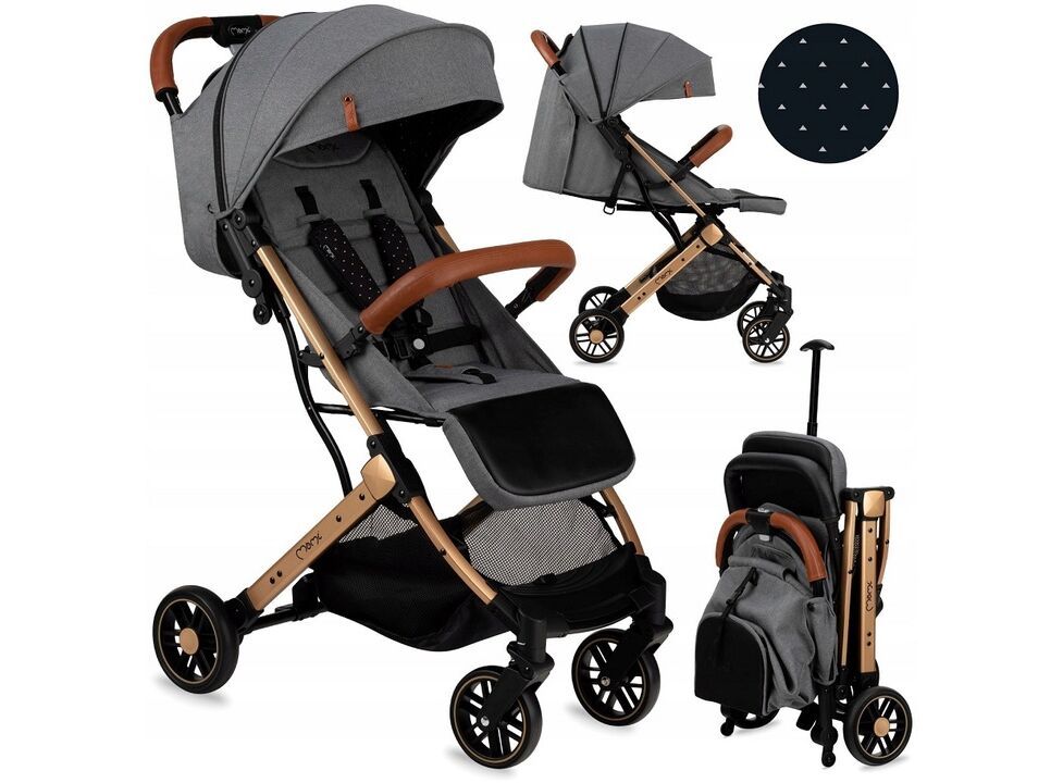 Buggy Momi Estelle Grey/Gold