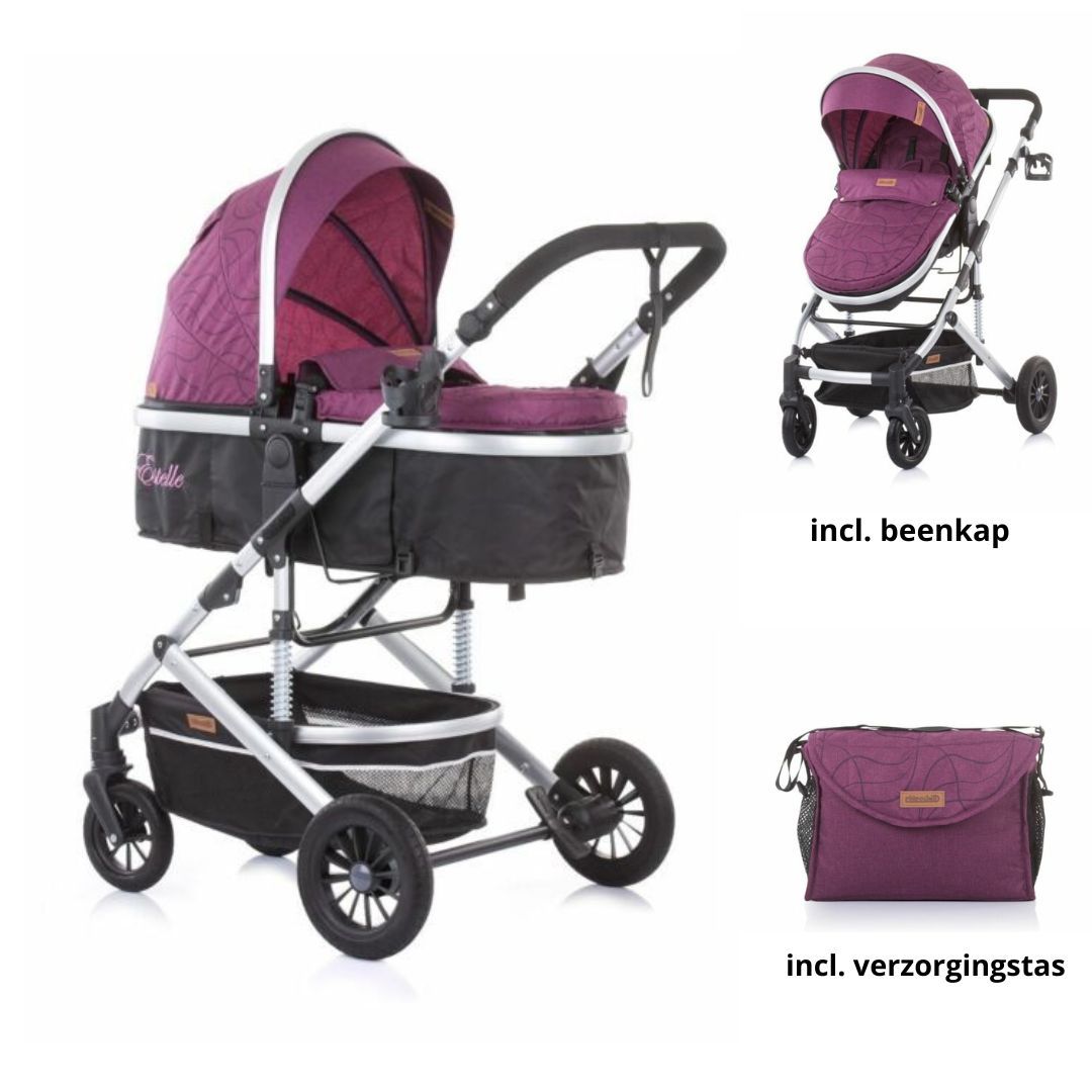 Kinderwagen Chipolino Estelle Lilac 2-in-1