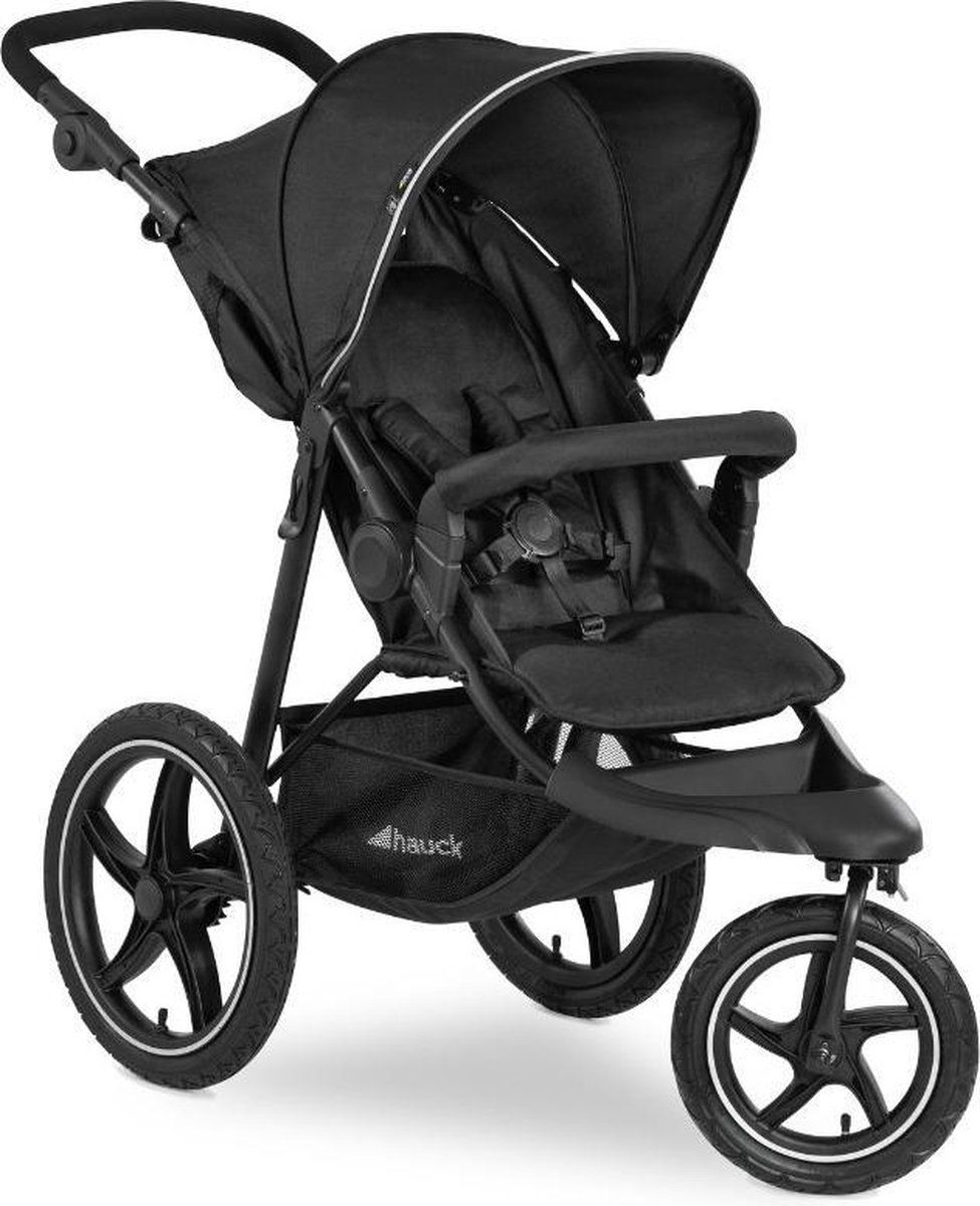 Hauck Runner 2 Buggy - robuuste offroader - Compact inklapbaar - Black