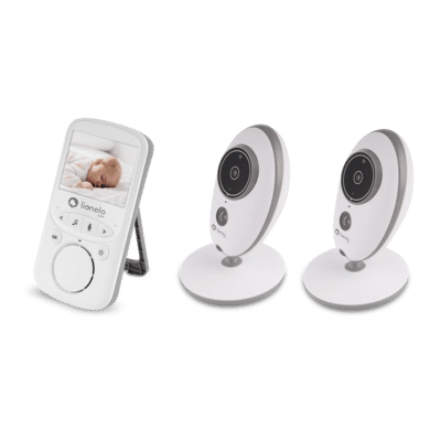 Lionelo Premium Babyphone - Babyfoon 5.1 - Twee camera's - Bereik tot 300 m - Nachtmodus - 20 uur gebruikt