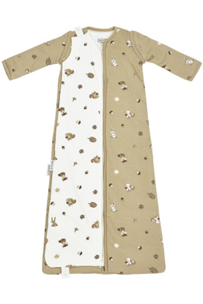 Meyco 4-seizoenen baby slaapzak Forest Animals sand