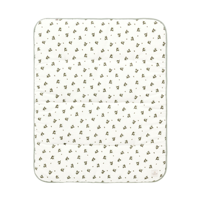 Noppies Blooming Clover Boxkleed Puritan Gray 75 x 95 cm