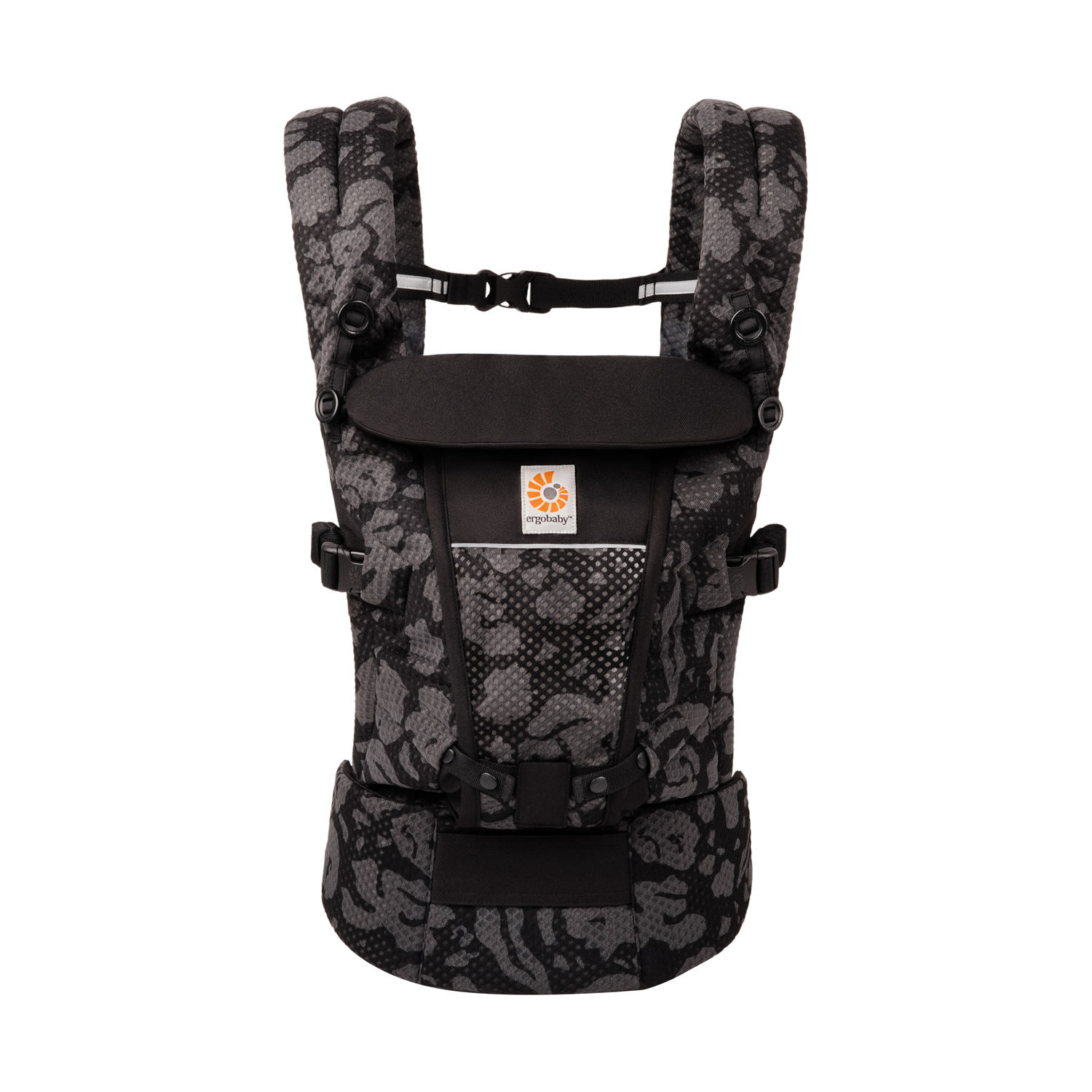 Ergobaby Soft Flex Mesh Draagzak - Onyx Blooms