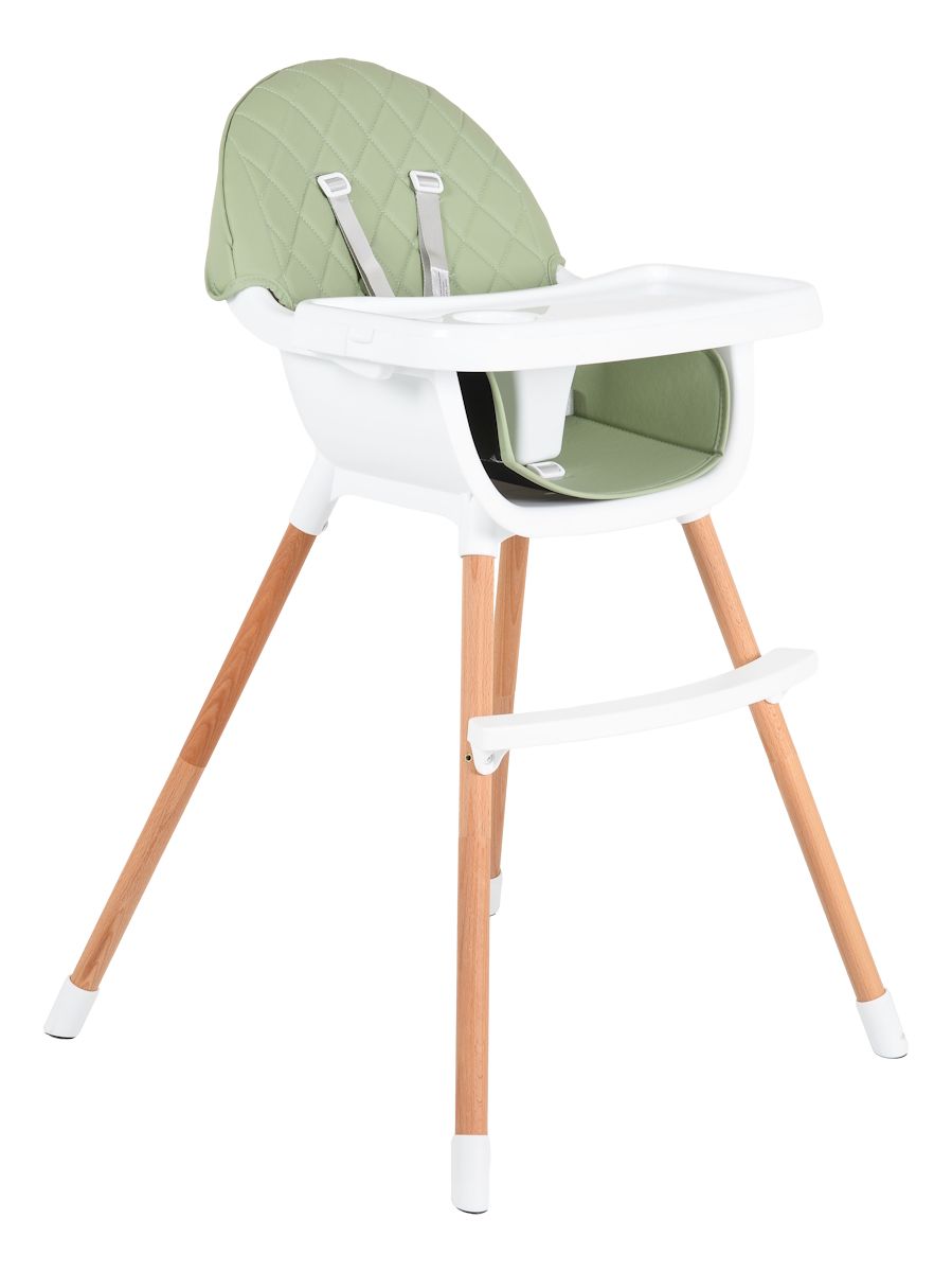 Cangaroo Gelato Green 2-in-1 Houten Kinderstoel