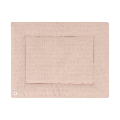 Jollein reversible boxkleed 75x95cm Grain Knit - Wild Rose