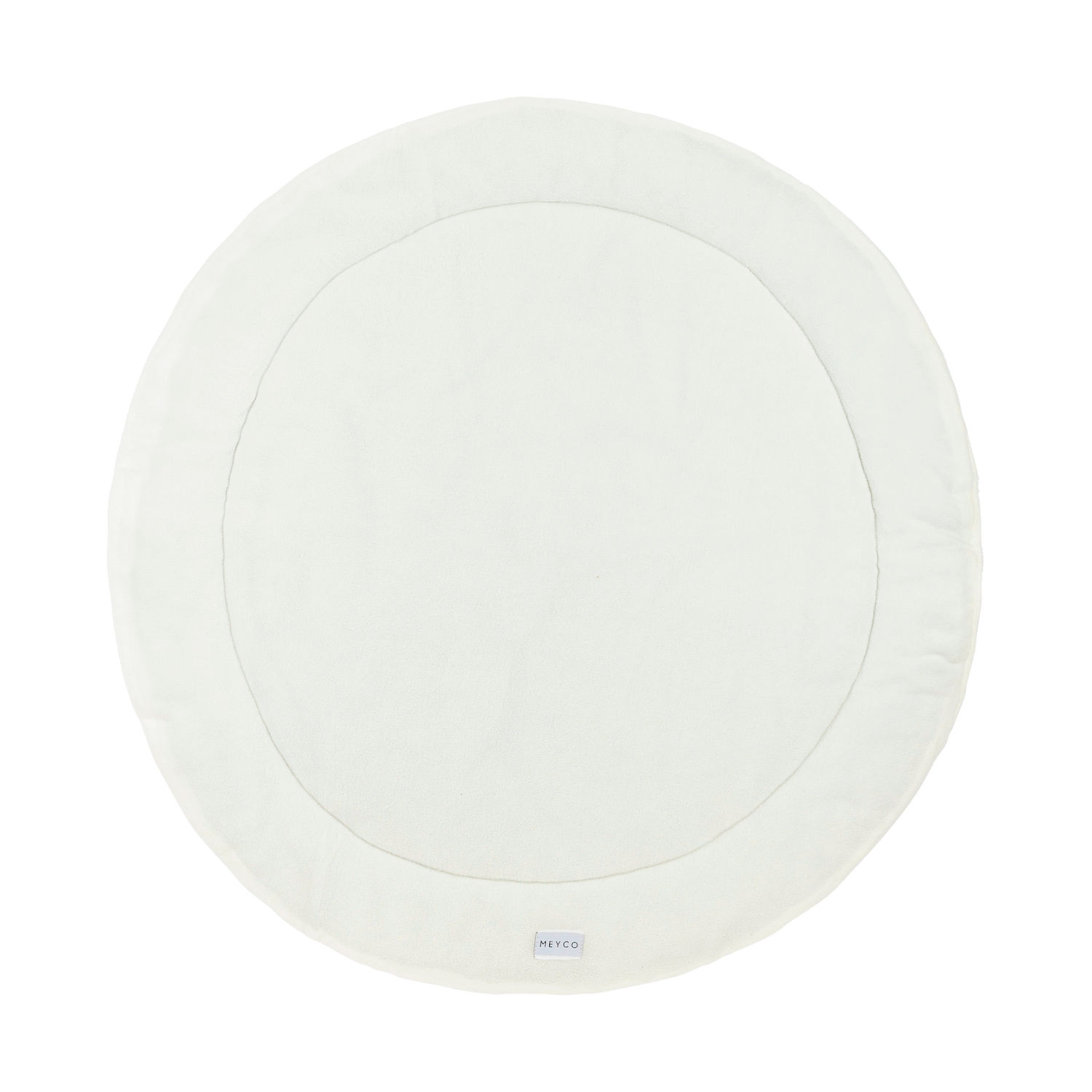 Meyco boxkleed Rond Bouclé Uni Ø95 cm Offwhite