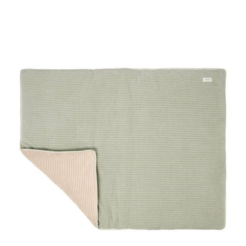 Koeka Vik reversible boxkleed shadow green/sand