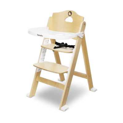 Lionelo Floris - Kinderstoel - berkenhout - 4-traps verstelling - tot 40kg