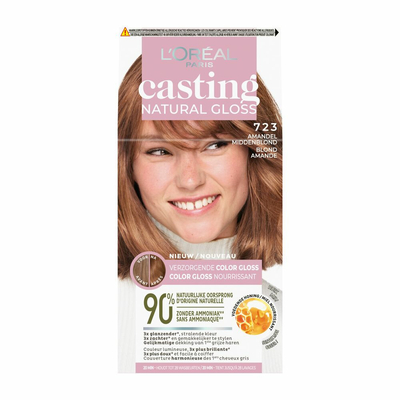 L'Oréal Paris Casting Natural Gloss haarkleuring - Amandel Middenblond