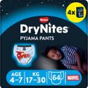 Huggies DryNites Pyjama Pants jongens 4-7 jaar - 64 stuks