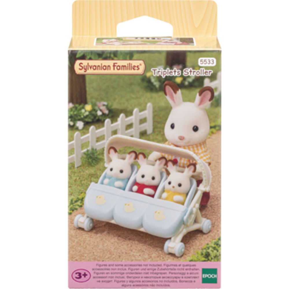 Sylvanian Families 5533 Wandelwagen Drieling