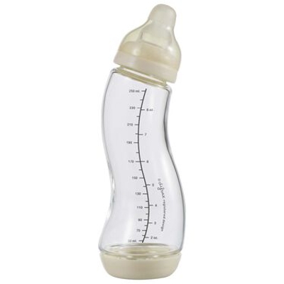 Difrax S-fles Glas Smal Popcorn 250 ml