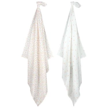 prenatal-swaddle-hydrofiele-doek-bloem-2-stuks