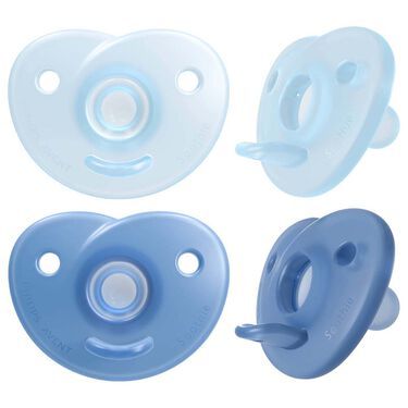 Philips Avent Soothie Fopspeen - 0-6 Mnd - 2 Stuks - Blauw