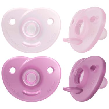 Philips Avent Soothie Fopspeen - 0-6 Mnd - 2 Stuks - Roze